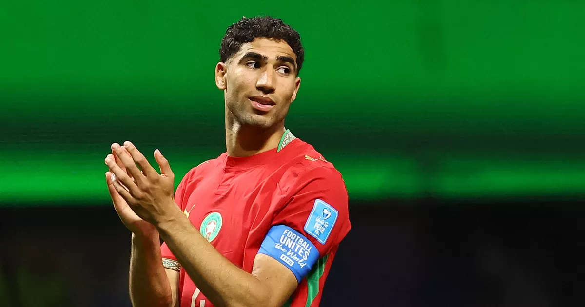 Pemain sepak bola PSG Achraf Hakimi yang menghadapi kasus hukum di Prancis